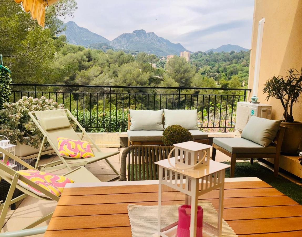 Mon Appart Avec Terrasse Et Piscine Roquebrune-Cap-Martin Exteriör bild