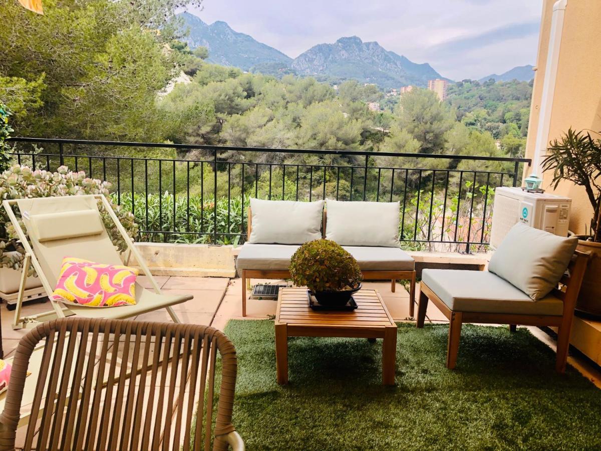 Mon Appart Avec Terrasse Et Piscine Roquebrune-Cap-Martin Exteriör bild